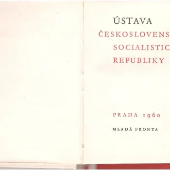 Ústava Československé socialistické republiky 1960